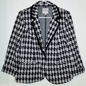 Catherine Malandrino Houndstooth Blazer